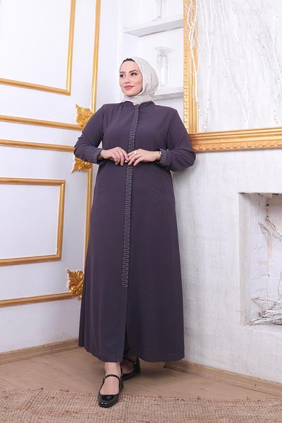 ESLEMNUR En9055 Model Embroidery Detailed Large Size Ferace