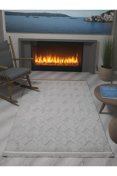 Myevilla Modern Dekoratif Lara Dokuma Salon Oturma Odası Balkon Mutfak Halısı...