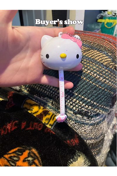 Choice Juanchi Hello Kitty Sanrio Anime Tape Measure Kawaii Student Girl Heart Mini Measurement Bust Waist