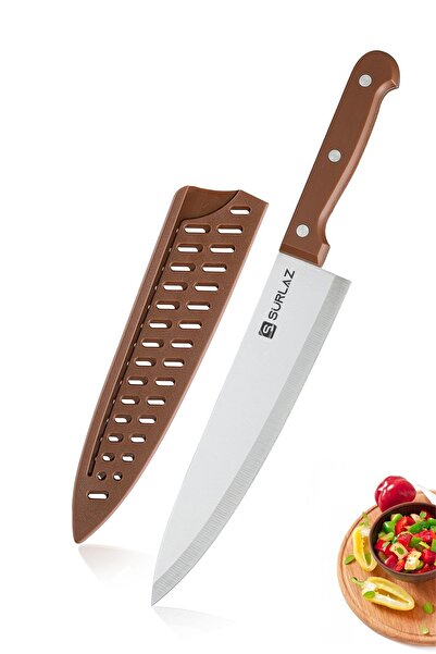 SürLaz Şef Bıçağı Hafif Tutum Isme Özel Bıçak Hediyelik Bıçak