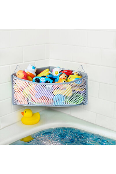 Munchkin Köşeli Banyo Oyuncak Organizatörü | Hızlı Kurur | Yapışkan Yüzey, Ku...