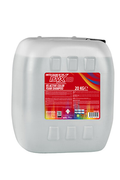 Divortex V5 Aktif Renkli Köpük Şampuan Kırmızı 20 Kg