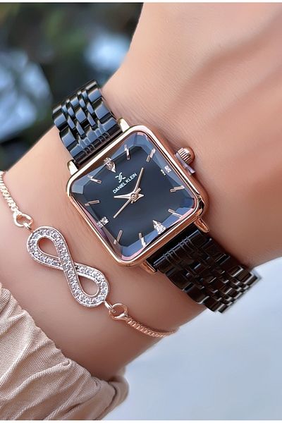 Daniel Klein Brand Small Case Women's Watch Bracelet with Gift