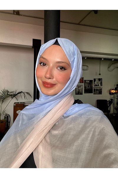 Scarf Cotton Gradient Shawl