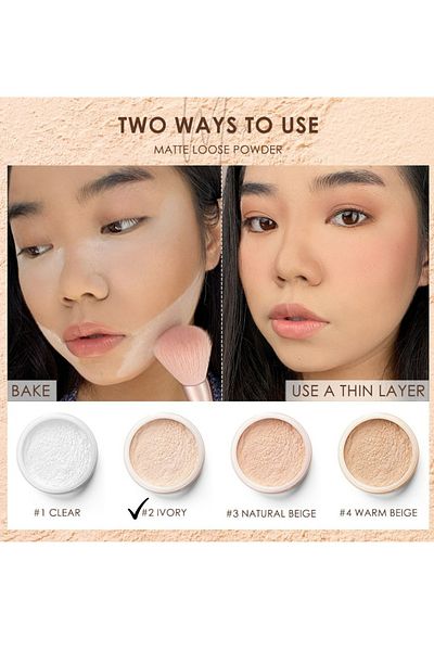 Focallure Matchmax Baking & Setting Powder #02 Ivory