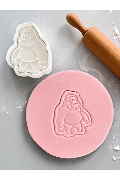 AKTASTORE قالب كوكيز على شكل قرد وقالب عجينة السكر 0583-24