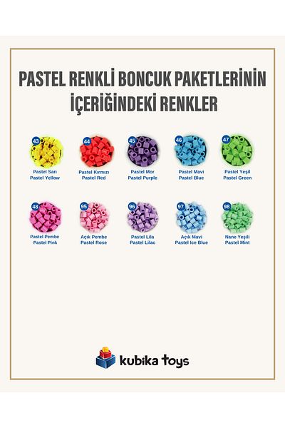 Hama Pastel Midi Beads - 1,000 Colors