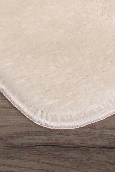 Bestekar Σετ πατάκια μπάνιου 2 τεμαχίων LunaSoft Cream μοντέρνας σχεδίασης, αντιολισθητική βάση, μαλακή, που πλένεται στο πλυντήριο