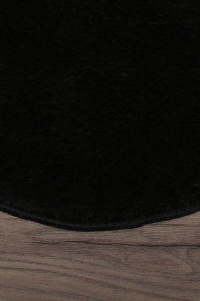 Bestekar Σετ πατάκι μπάνιου 2 τεμαχίων LunaSoft Μαύρο Οβάλ Μοντέρνο Μαλακό Πλένεται στο Πλυντήριο Αντιολισθητικό Πολυτελές