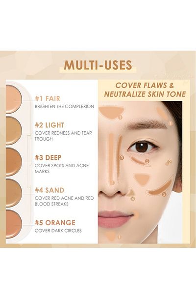 Focallure Concealer Palette All in One