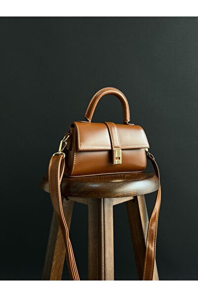 Mia Collection Geantă de umăr pentru femei și mână model Asia, maro