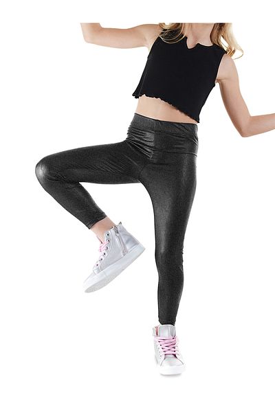 Denokids Colanți Disco Shiny pentru fete negre