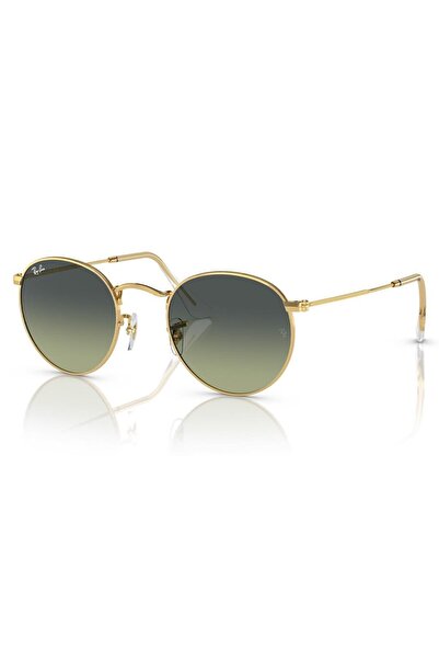 Ray-Ban Rayban Unisex Güneş Gözlüğü Rb 3447 001/bh 53-21, Yuvarlak Altın Reng...