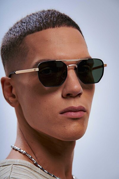 Bilge Karga Gerda Gold Green Erkek Güneş Gözlüğü