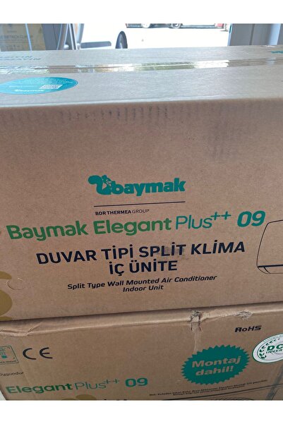 Baymak Elegant Plus 9 A 9000 Btu Inverter Duvar Tipi Klima