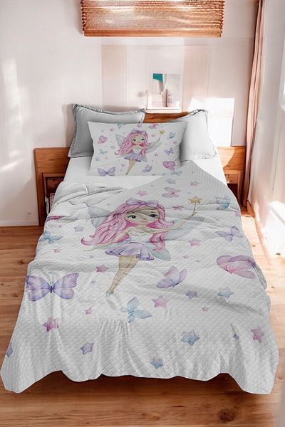 Bebişim Halı Princess Butterfly Single Child Pique Pillow Case
