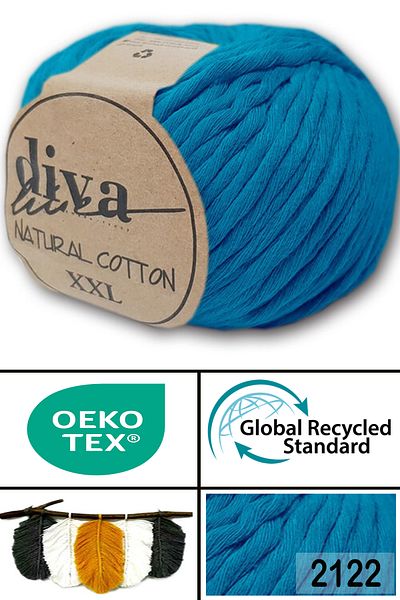 Diva İplik Diva Natural Cotton Xxl 2122 Ocean