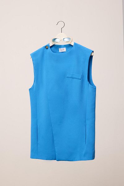 Touché Privé Linen Textured Double Vest
