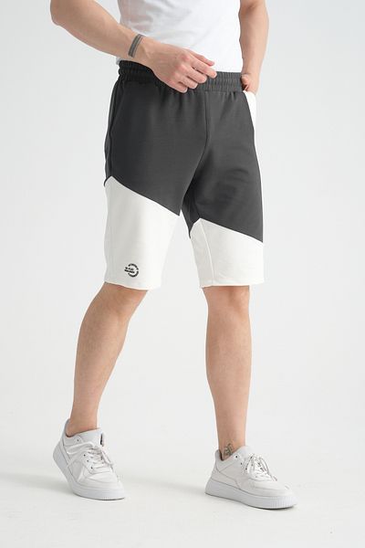 Shooter Sportswear Men's Summer Shorts with Smoked Print Detail