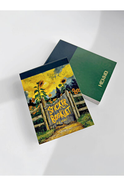 Henno Van Gogh Temalı Sticker Kitapçığı Sticker Defteri – Bullet Journal & Aj...