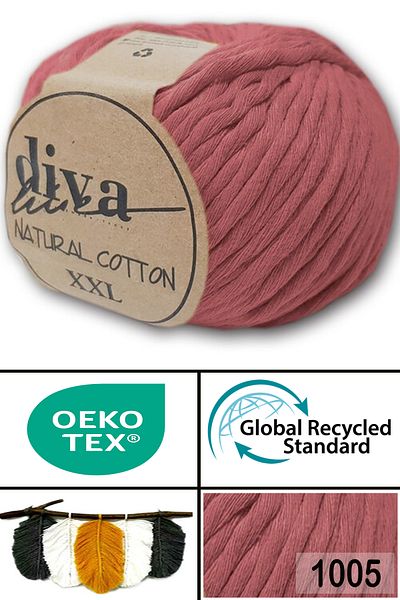 Diva İplik Diva Φυσικό Βαμβάκι Xxl 1005