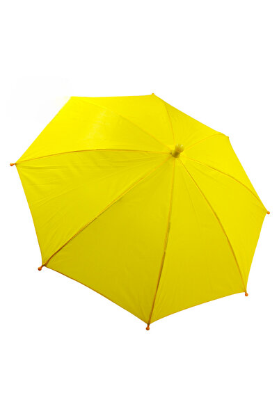 Choice خدعة سحرية بمظلة سحرية صفراء متوسطة (طول 40 سم) جهاز سحري من الحرير إلى أربع مظلات، مجلة المسرح