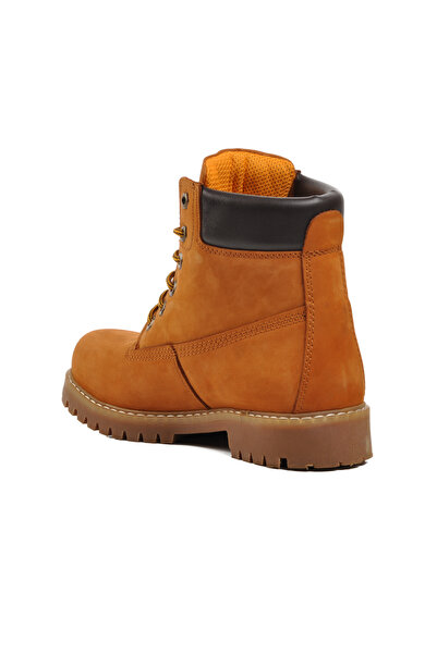 Bulldozer Cinnamon Nubuck Genuine Leather Men's Boots