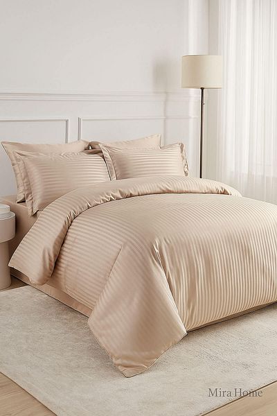 Mira Home Σετ Παπλωματοθήκη Διπλό Waterway Satin Polycotton