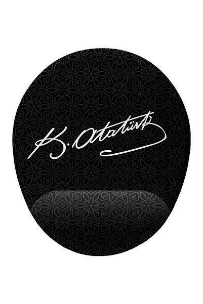 iyi fikirler Atatürk Imza Bilek Destekli Mouse Pad