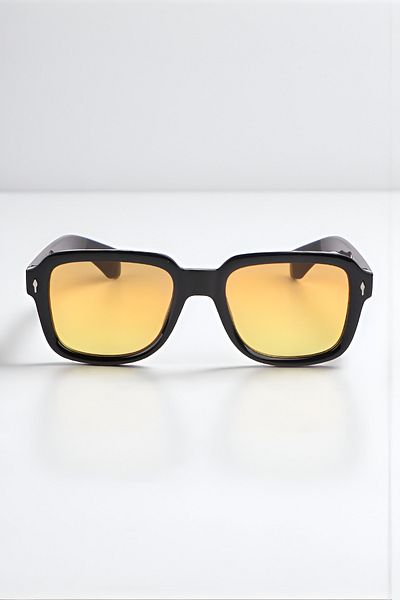 Eyesofia Abelya Black Orange Unisex 2025 Year New Season Sunglasses