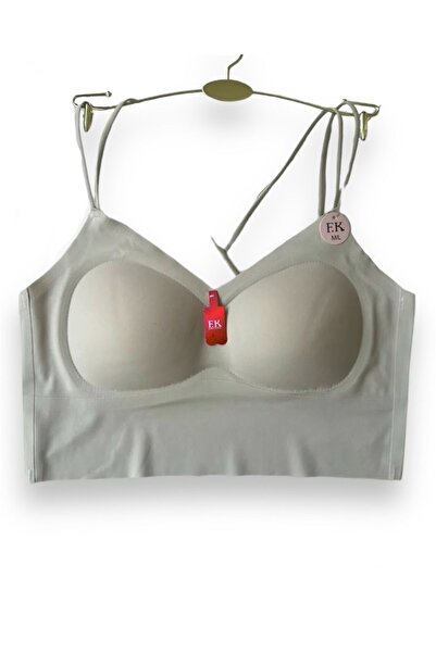 Clothes Box Supported Cross Strap Laser Cut Women's Bustier Bra