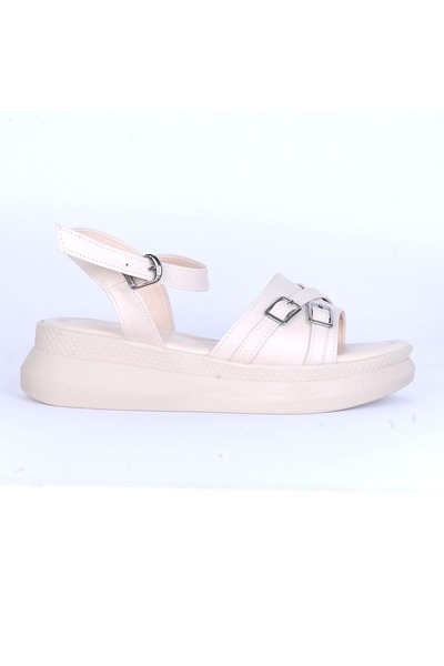 moda ayakkabım Pantofi de modă 147 Sandale ortopedice pentru femei cu cataramă