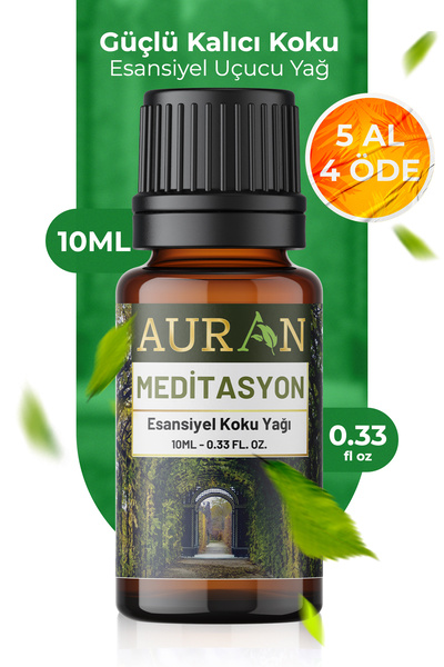 AURAN Meditasyon Esansiyel Uçucu Koku Yağı Ortam Kokusu Doğal Yağ Sihirli Kür...