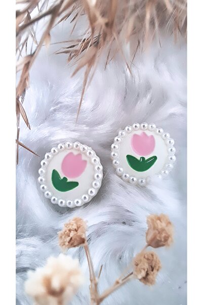 Serenity أقراط على شكل زهرة التوليب