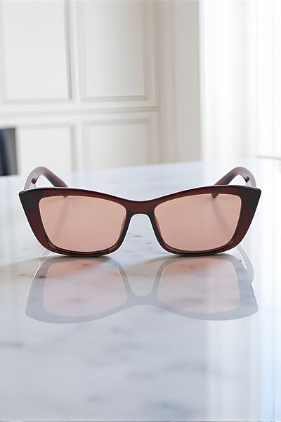 Eyesofia Occhiali Unisex Brown Vintage Sunglasses