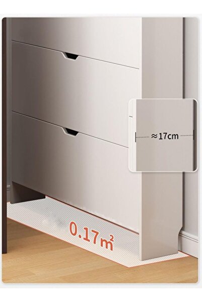 Generic 4 Tier Shoe Rack Organizer Storage Foldable Closet with Doors for Living Room