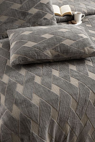 PANCHY CANKY Bedspread 240 X 240 Double Bed Bedding Set Plush Soft Welsoft 2 Pillowcases