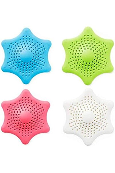 Generic Star Sink and Bathroom Drain Filter/ Hair Catcher/ Sink Filter Coater/ Hair Stopper Bath Plug Plunge