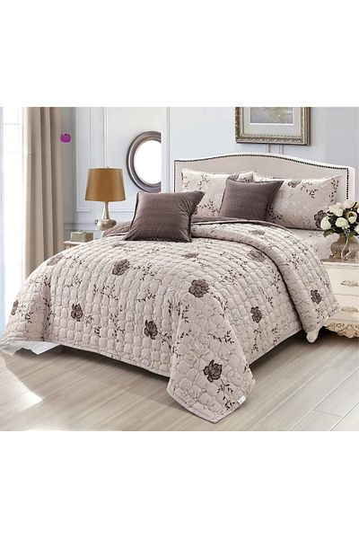 Moon Lightweight, excellent and practical double-sized printed printed bedspread, king size 230 x 250 cm