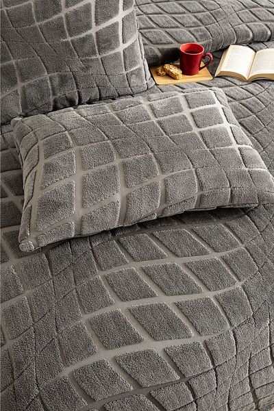 PANCHY CANKY Bedspread 240 X 240 Double Bed Bedding Set Plush Soft Welsoft 2 Pillowcases