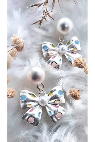 Serenity أقراط على شكل شريط من اللؤلؤ