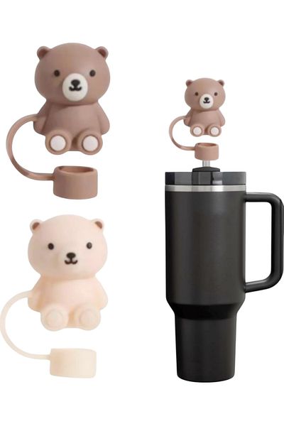 Yenigeldi 1 Piece 10 mm Stnly Quencher Teddy Bear Pipette Stopper Pipette Cover