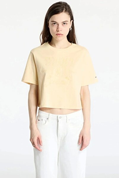 Tommy Hilfiger تي شيرت TJW RLX SH TONAL CREST TEE للنساء DW0DW20326ZGA