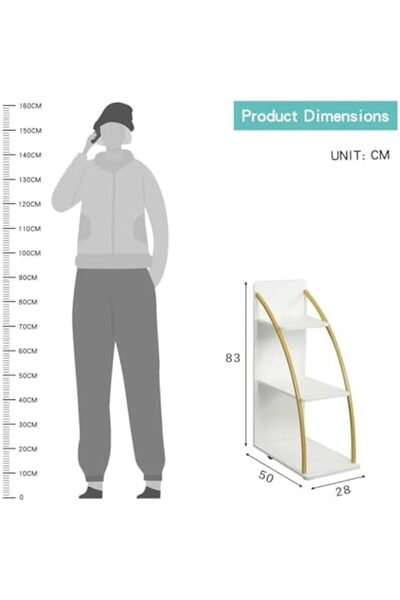 Generic Engineered Wood 3 Tier Sofa Side Table Bedside Table Side Table End Table Corner Table Coffee Table