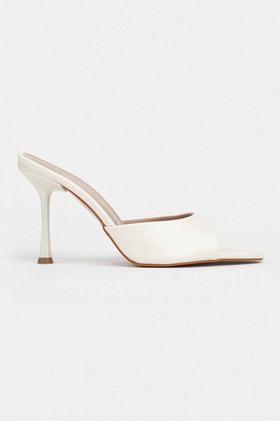 NİŞANTAŞI SHOES Renata Matte Open Toe Women's Thin Heeled Slippers