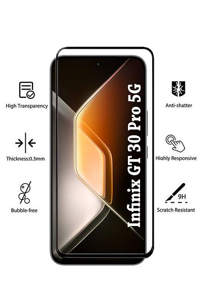 Generic Infinix GT 30 Pro Screen Protector | Tempered Glass Compatible with Infinix GT 30 Pro