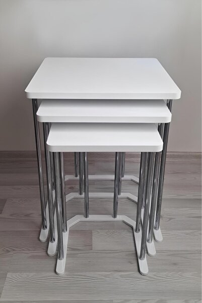 HOLLKA DEMONTE 3LÜ ZİGON SEHPA MDF