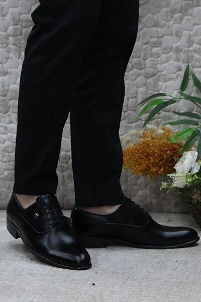 Pierre Cardin Μαύρα 7017 Ανδρικά Κλασικά Παπούτσια