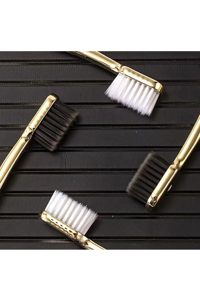 so shine tr Gold Yumuşak Diş Fırçası-2 Adet(Altın beyaz ve Altın siyah)