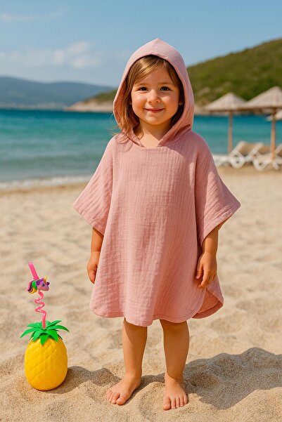 Baby Heaven Çocuk Panço Ve Pareo %100 Organik Müslin, Doğal Ve Yumuşak ,Oeko-Tex Sertifikalı Ve Antibakteriyel